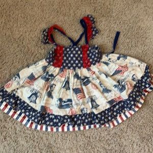 We the people American 4t ruffle dress